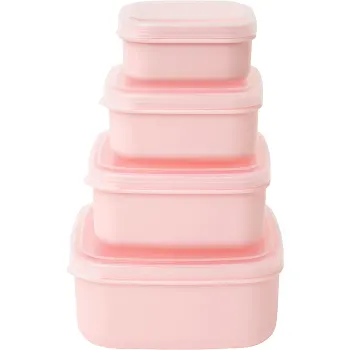 Förvaringsburk Rosa 4st ICA.