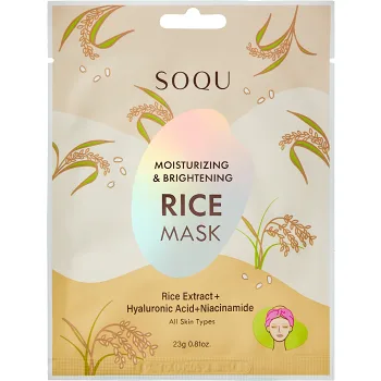 Ansiktsmask Rice Sheet Mask 1-p SOQU.