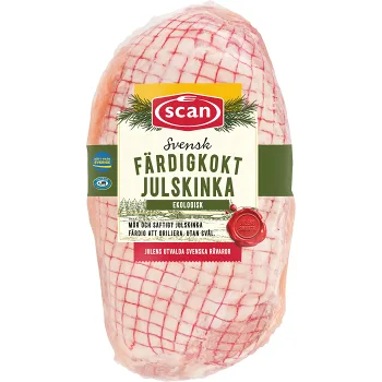 Julskinka Färsk Färdigkokt Ekologisk ca 2kg Scan.