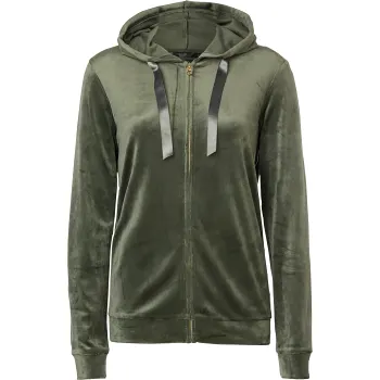 Velourjacka L grön mywear.