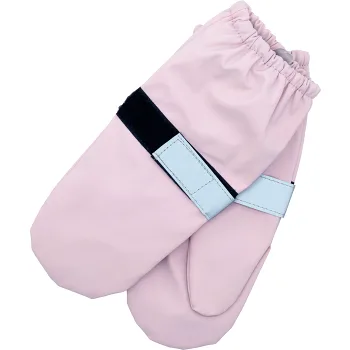 Regnvante blå och rosa.