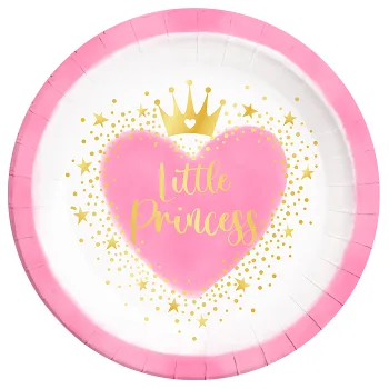 Tallrik Princess 23cm 8-p Decorata Party.