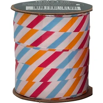 Presentband Randig 10 mmx10 m.