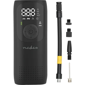 Laddningsbar däckpump.