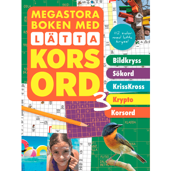 Megastora boken med lätta korsord 3.