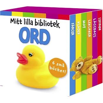 Mitt lilla bibliotek. Ord - 6 små böcker.