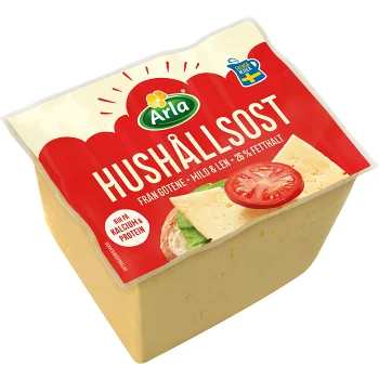 Götene Hushållsost ca 1,2 kg Arla.