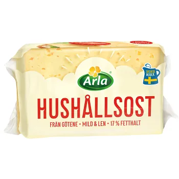 Götene Hushållsost ca 500 g Arla.