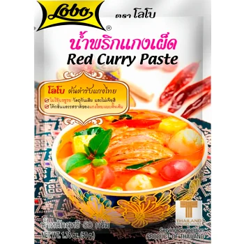 Currypasta Röd 50g Lobo.