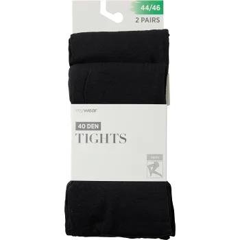 Strumpbyxa 2p 40D svart 44/46 mywear.