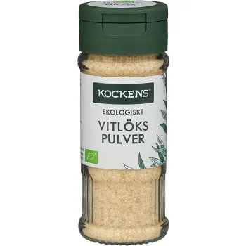 Vitlökspulver Eko 48g Kockens.