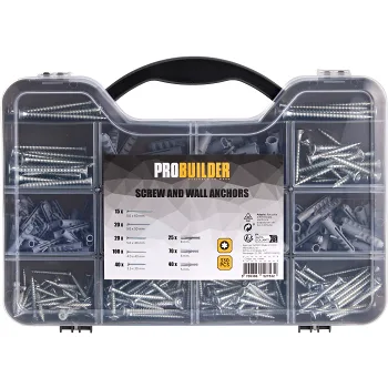Skruv & väggankare 330st.