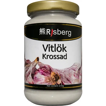 Vitlök Krossad 210g Risberg.