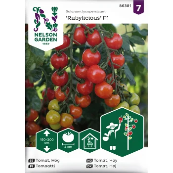 Tomat, Hög, Rubylicious F1 Nelson Garden.