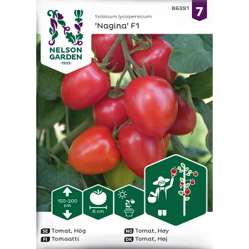 Tomat, Hög, Nagina F1 Nelson Garden.