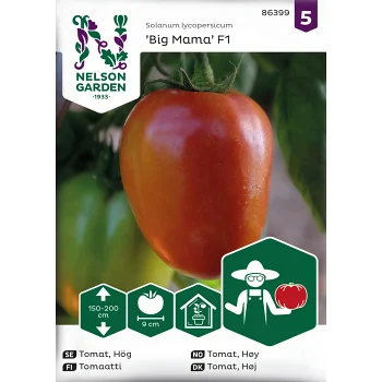 Tomat, Hög, Big Mama F1 Nelson Garden.