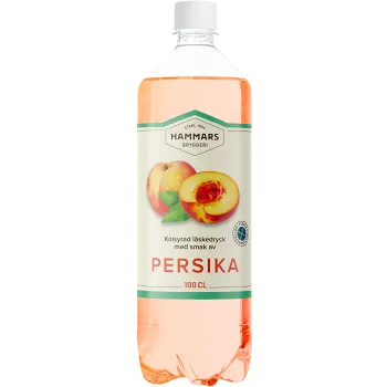Läsk Persika 1l Hammars Bryggeri.