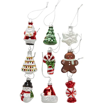 Julgranshängen 9-p figurer Nordic Season.