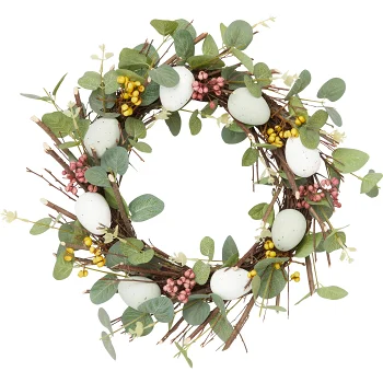 Krans med ägg Ø 49 cm.