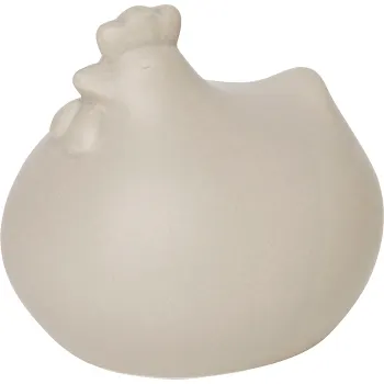 Höna grå 8cm keramik Festive.