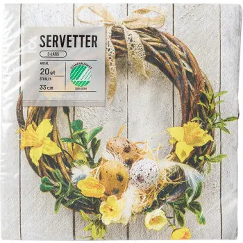 Servett 33cm Elis 20-p ICA.