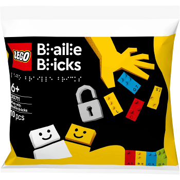 LEGO Punktskriftsklossar 30711.