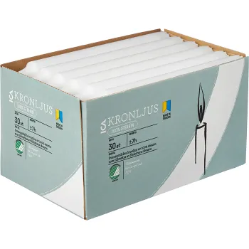 Kronljus vit 30p ICA.