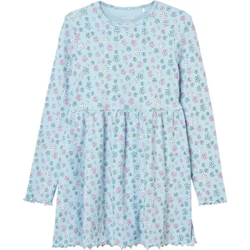 Ribklänning ljusblå 122/128 mywear.