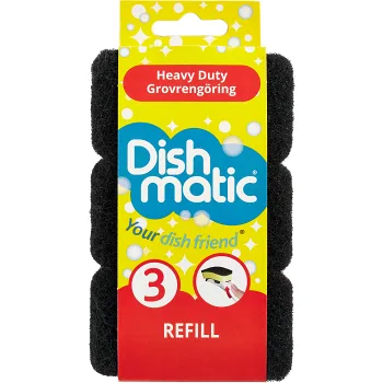 Refill Svart 3-p Dishmatic.