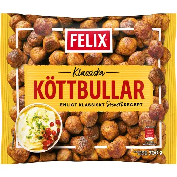 Köttbullar klassiska frysta 700g Felix.