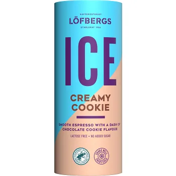 ICE Coffee Espresso Creamy Cookie Laktosfri 230ml Löfbergs.