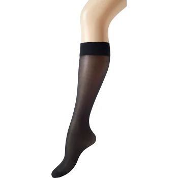 Knästrumpa 2p 40D Daily Support svart onesize mywear.