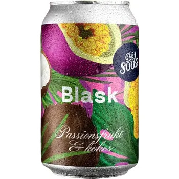 Läsk Blask Passionsfrukt &amp; Kokos 330ml Gbg Soda.