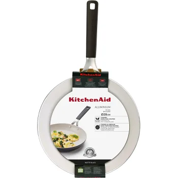 Stekpanna 28cm svart  Kitchen Aid.