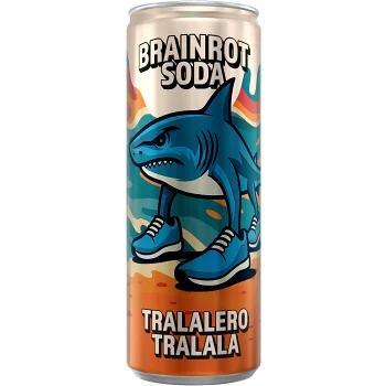 Soda Tralalero Tralala 25cl Brainrot Soda.