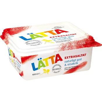 Margarin Extrasaltat växtbaserat 39% 600g Lätta.