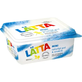 Margarin Mini växtbaserat 30% 600g Lätta.
