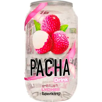 Läsk Lycheesmak 330ml Pacha Drink.