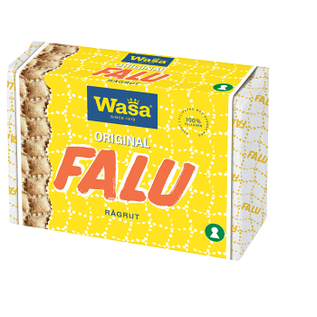 Knäckebröd Falu Råg-Rut 235g Wasa.