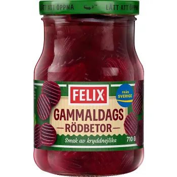 Rödbetor Gammaldags 710g Felix.