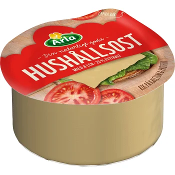 Hushållsost mild 26% ca 1,1kg Arla.