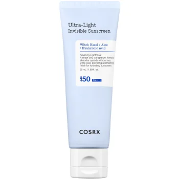 Ansikskräm Ultra Light Invisible Sunscreen SPF50 50ml COSRX.