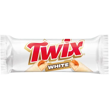 Chokladbar vit 46g Twix.