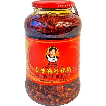 Chilli Crispy I Olja 670g Laoganma.