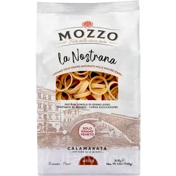 Pasta Calamarata 500g Mozzo.