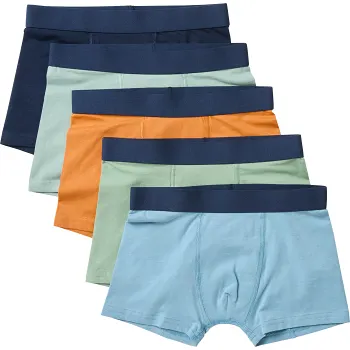 Boxer 5p enfärgad strl 110/116 mywear.