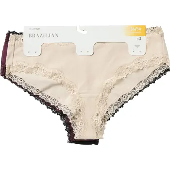 Brazilian 3p vinröd 48/50 mywear.