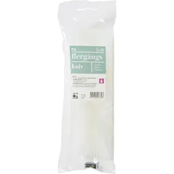 Flergångskniv plast 14-p ICA.