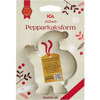 Pepparkaksform Tomte 10,5cm ICA.