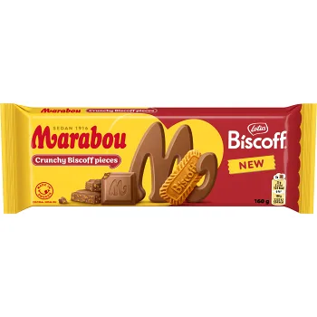 Chokladkaka Biscoff 160g Marabou.
